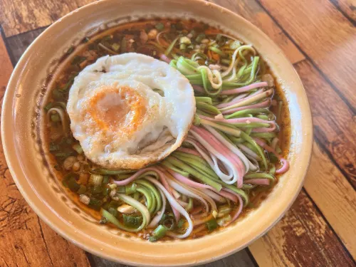 昆明落霞居民宿（落霞溝観光地） 食事 Photos